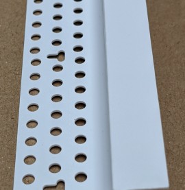 Trim-Tex Shadow Gap White PVC Feature Bead Profile 15mm x 12mm x 305cm 1 length AS5810