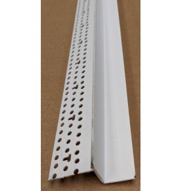 Trim-Tex Shadow Gap White PVC Feature Bead Profile 15mm x 19mm x 305cm 1 length AS5910