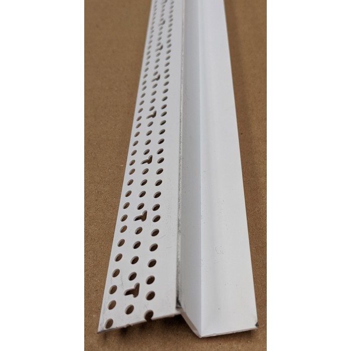 Trim-Tex Shadow Gap White PVC Feature Bead Profile 15mm x 19mm x 305cm 1 length AS5910