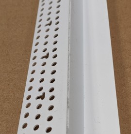 Trim-Tex Shadow Gap White PVC Feature Bead Profile 15mm x 19mm x 305cm 1 length AS5910