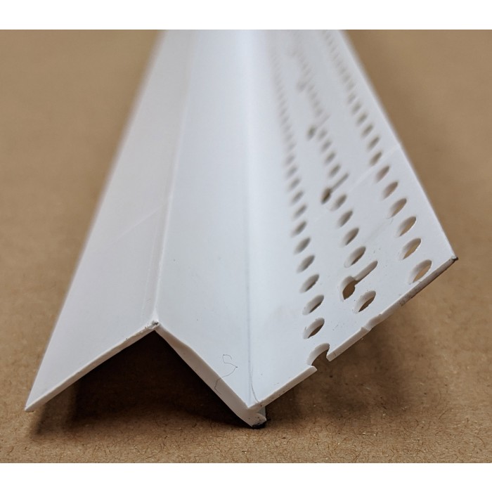 Trim-Tex Shadow Gap White PVC Feature Bead Profile 15mm x 19mm x 305cm 1 length AS5910