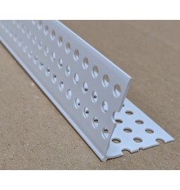 Trim-Tex Low Profile White PVC Slimline Corner Bead Part Number 6008 2.4m 1 Length. 