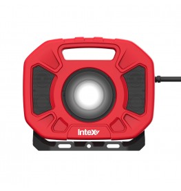 InteX Lumo Water Resistant 240v Corded LED Work Light With Bluetooth Speakers