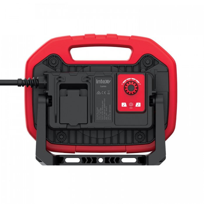 InteX Lumo Water Resistant 240v Corded LED Work Light With Bluetooth Speakers