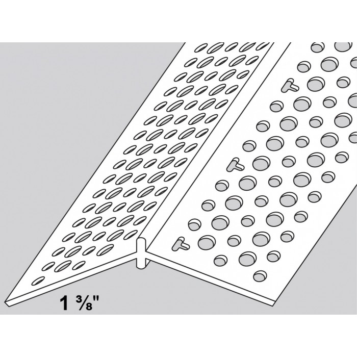 Trim-Tex Adjustable Splayed PVC Corner Bead 1 Length RS10