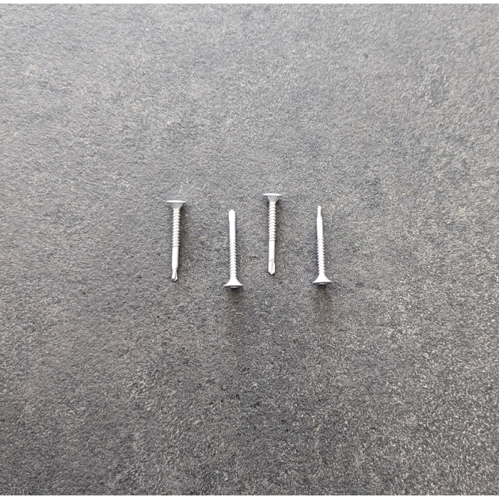 Stainless Steel 34mm Drill Point Screw Box of 100