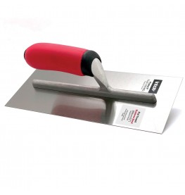 InteX 12 Inch Flat Carbon Steel Trowel with MegaGrip