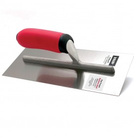 InteX 12 Inch Flat Carbon Steel Trowel with MegaGrip