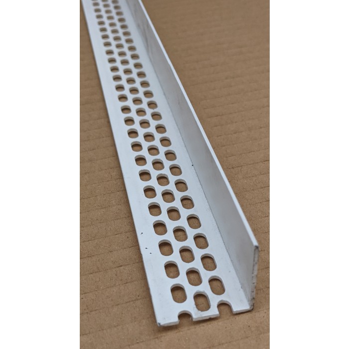 Wemico 30mm x 30mm x 2.5m White PVC Ventilation Angle 1 Length