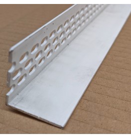 Wemico 30mm x 30mm x 2.5m White PVC Ventilation Angle 1 Length