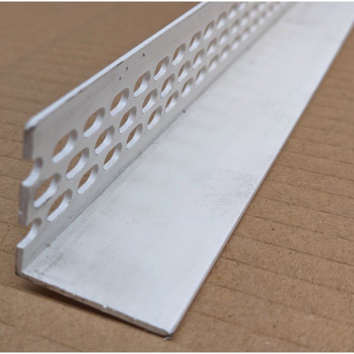 Wemico 30mm x 30mm x 2.5m White PVC Ventilation Angle 1 Length