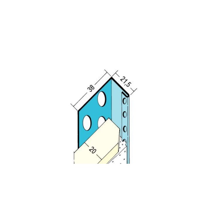 Protektor Stop Profile for 20mm Board