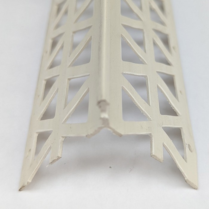 Ivory PVC Corner Bead 10 - 12mm Render Depth 2.5m 1 Length