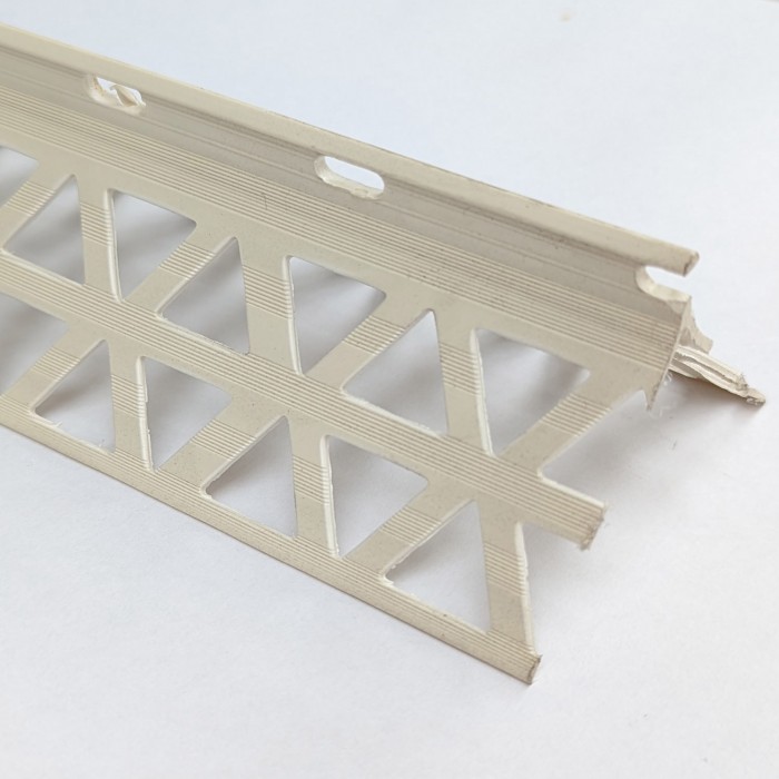 Ivory PVC Corner Bead 8 10mm Render Depth 2.5m 1 Length