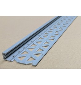 Dark Grey 10 - 12mm Render Depth PVC Stop Bead 42mm x 2.5m 1 Length