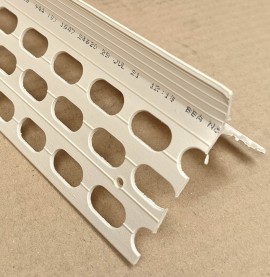 Renderplas CB20 20mm PVC Ivory Corner Bead 3m 1 Length