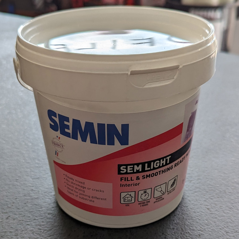 Semin Sem Light Ready Mixed Interior Filler 1L Tub | Profilestore