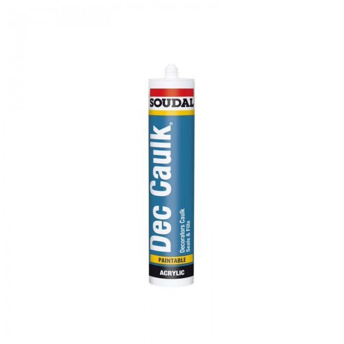 Soudal Decorators Caulk 300ml White Cartridge