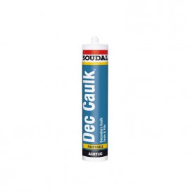 Soudal Decorators Caulk 300ml White Cartridge