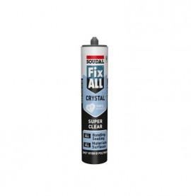 Soudal Fix All Crystal Clear Sealant 290ml Cartridge