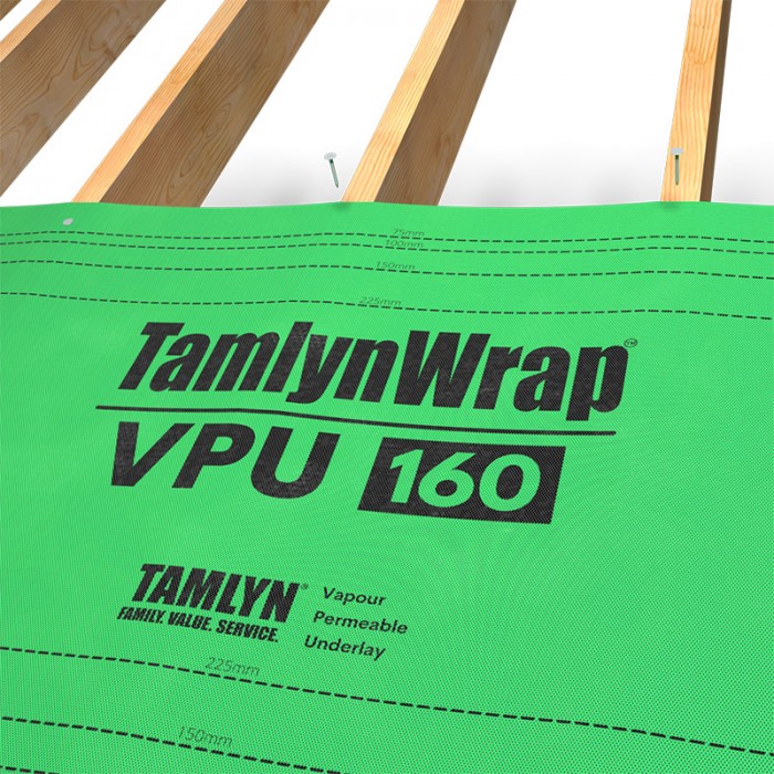 Tamlyn VPU 160 Vapour Permeable Underlay 50m Roll