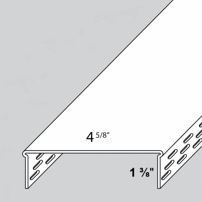 Trim-Tex 4 5/8" Fast Cap 1 Length. Part Number 4410 image #1