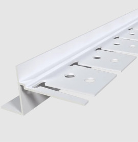 Trim-Tex Shadow Gap Archway White PVC Feature Bead Profile 9.5mm x 9.5mm x 305cm 1 length 555OT