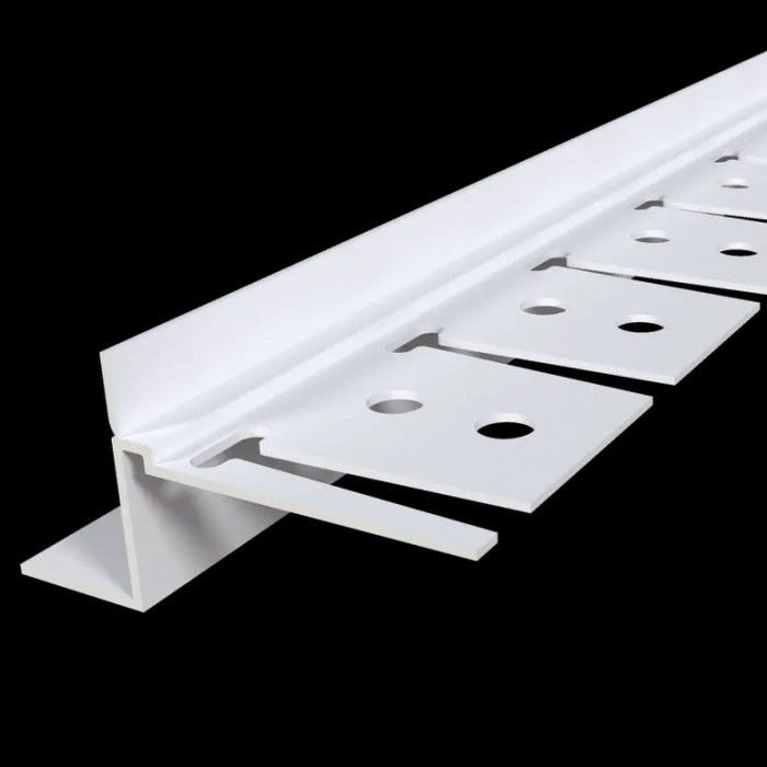 Trim-Tex Tear Away White PVC Archway Bead with Flexible Leg 13mm x 13mm x 3.05m 5560T
