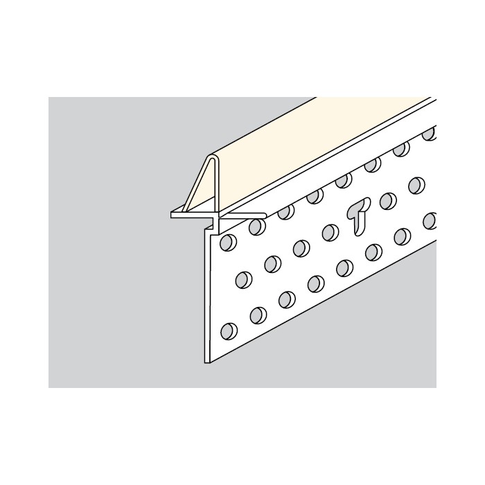 Trim-Tex Wall Mounted Deflection Bead 1 x 3m Length 9220