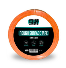 Walther Strong Rough Surface Exterior Brick Masking Tape. 50mm x 50m 1 box of 24 rolls. Orange