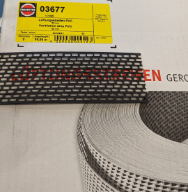 50mm x 60m Black PVC Ventilation Strip 1 Roll