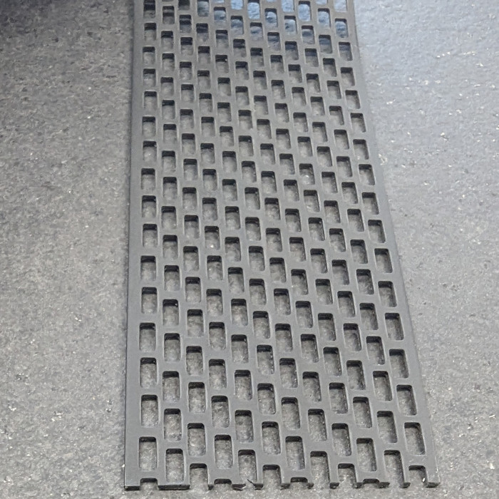 50mm x 60m Black PVC Ventilation Strip 1 Roll