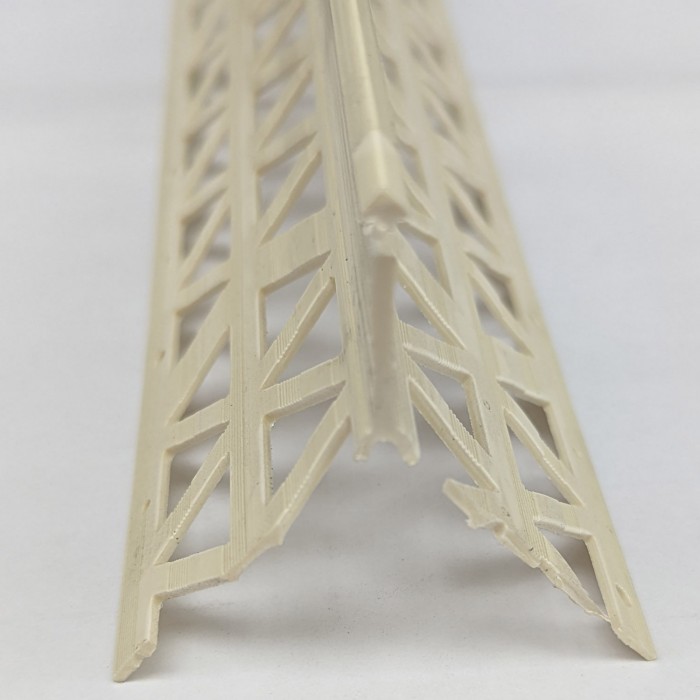 Ivory PVC Corner Bead 20 - 23mm Render Depth 2.5m 1 Length